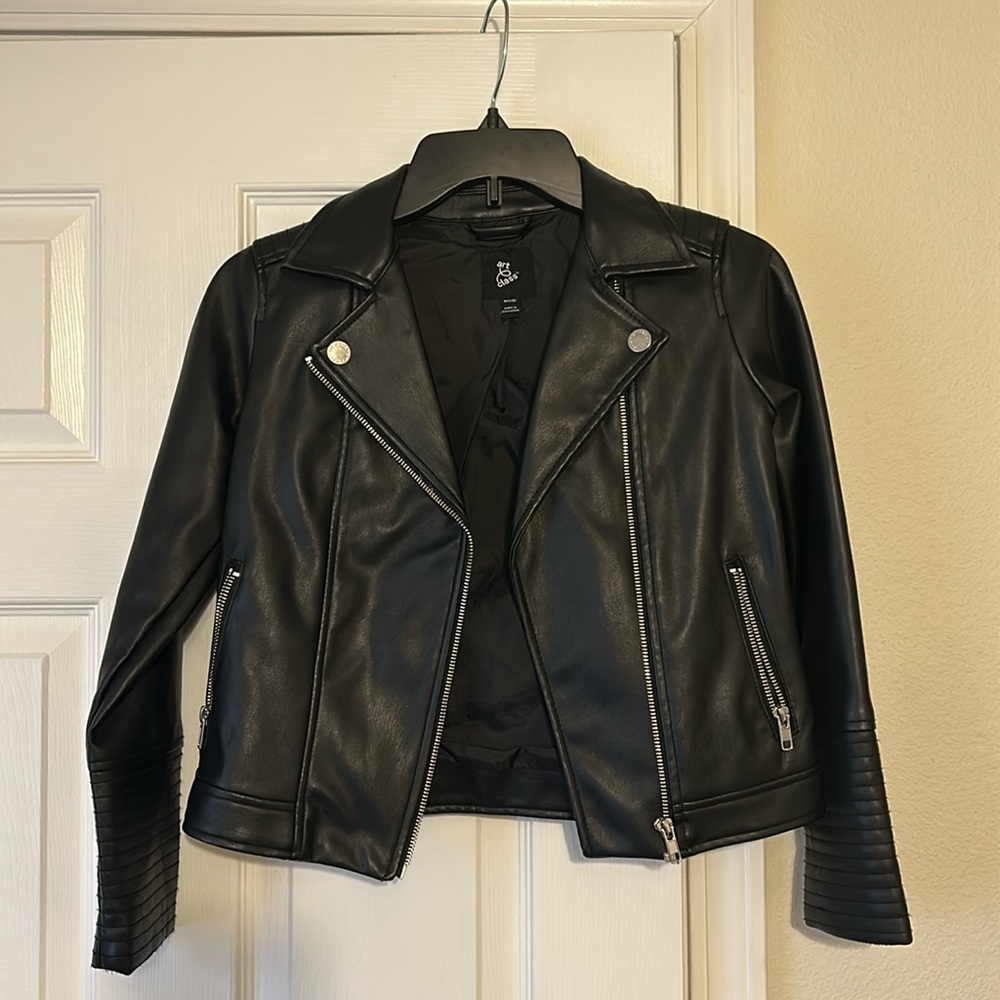 Girls leather jacket